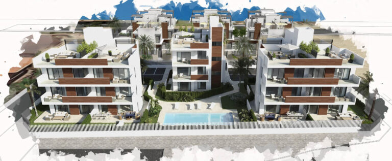 NC2122OB : Новый Комплекс квартир в Сантьяго-де-ла-Рибера