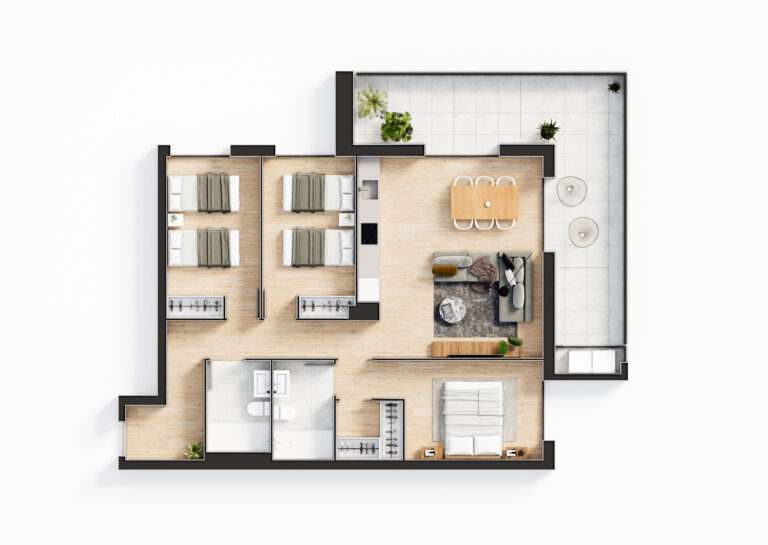 NC1235TW : Новые апартаменты в центре Хавее